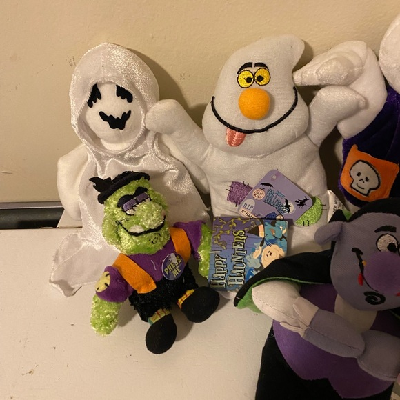 VTG NWT 2004 happy haunters 6” inch halloween sheets plush lot of 5 ghost - Picture 4 of 4